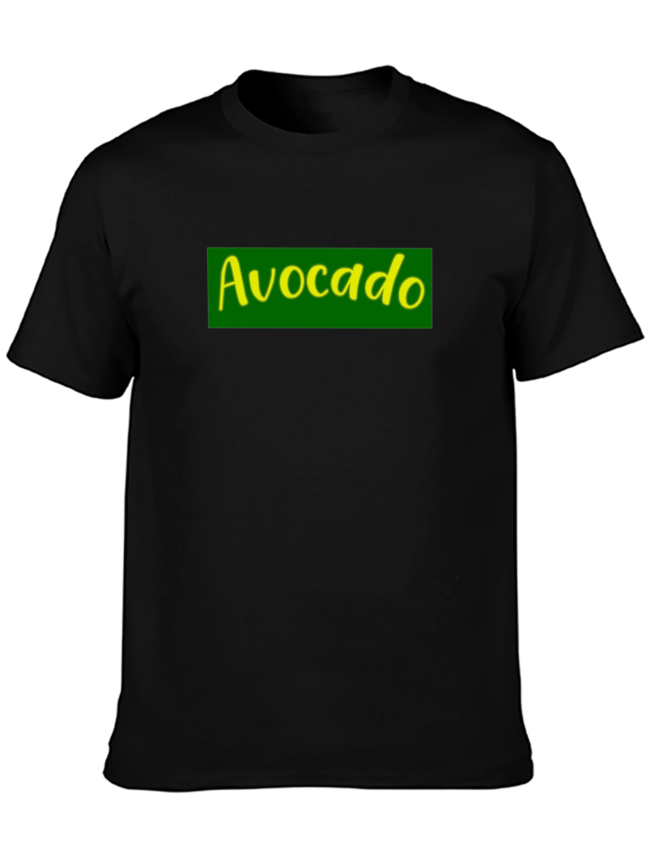 Avocado T-Shirt - Green & Yellow Graphic Print