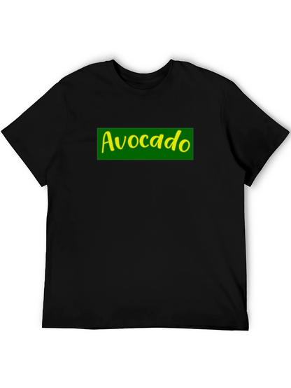 Avocado T-Shirt - Green & Yellow Graphic Print