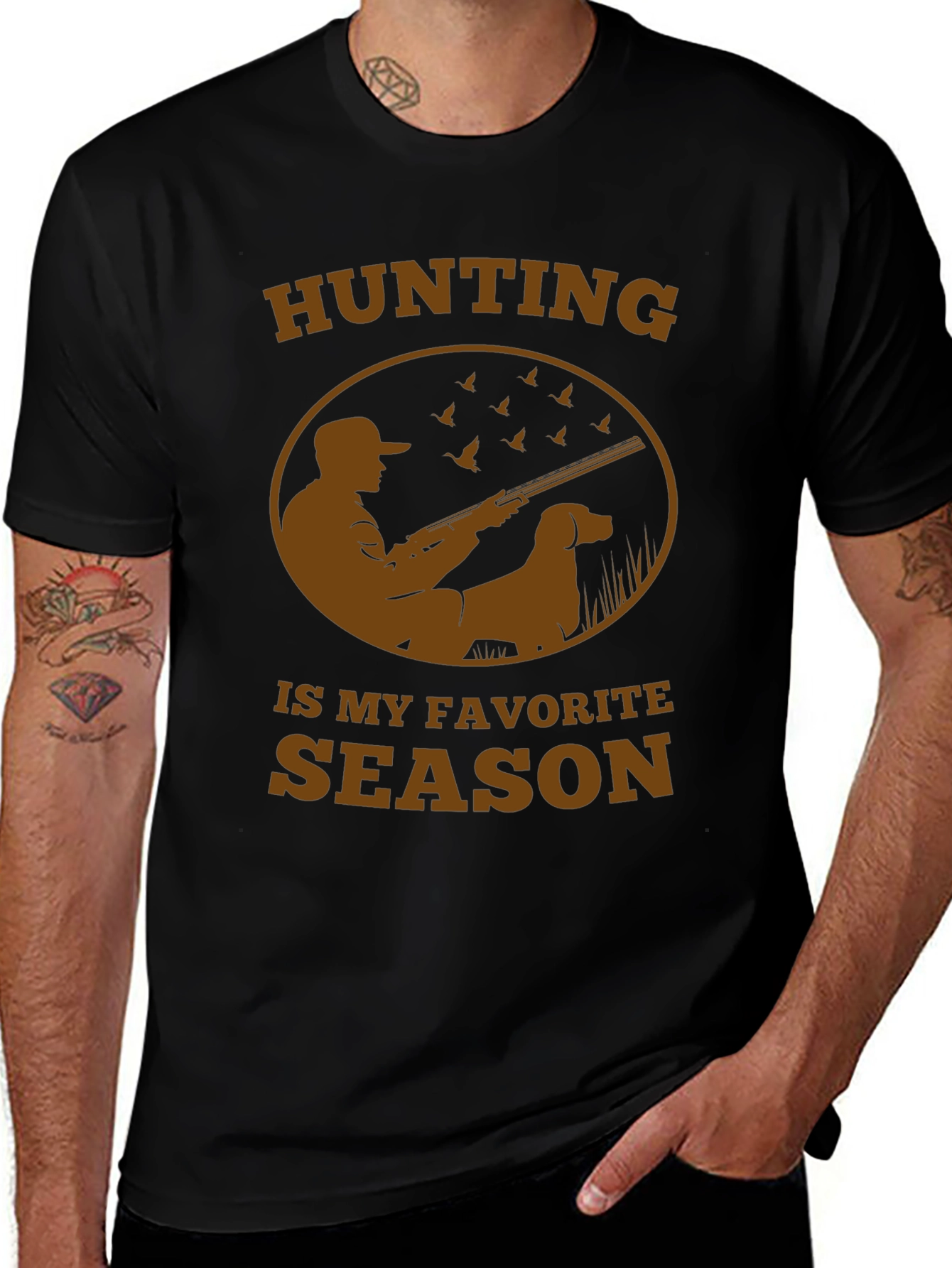Hunting Season Tee - Hunter & Dog Design