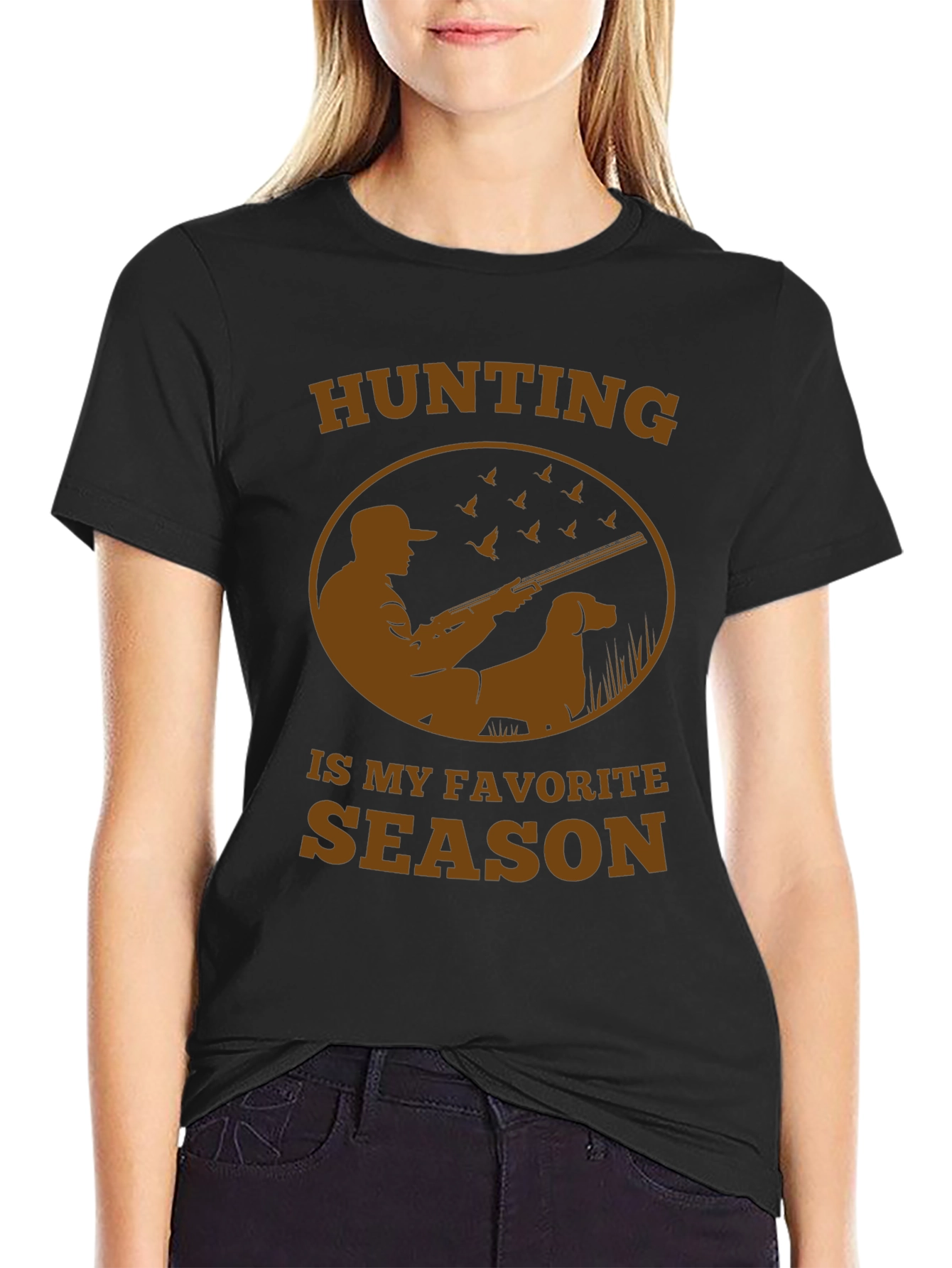 Hunting Season Tee - Hunter & Dog Design