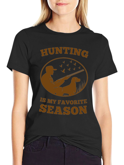 Hunting Season Tee - Hunter & Dog Design