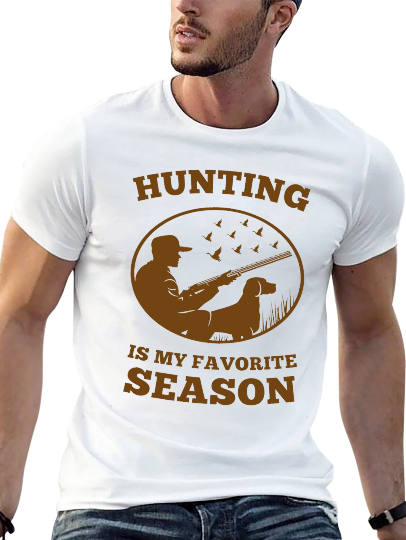 Hunting Season Tee - Hunter & Dog Design