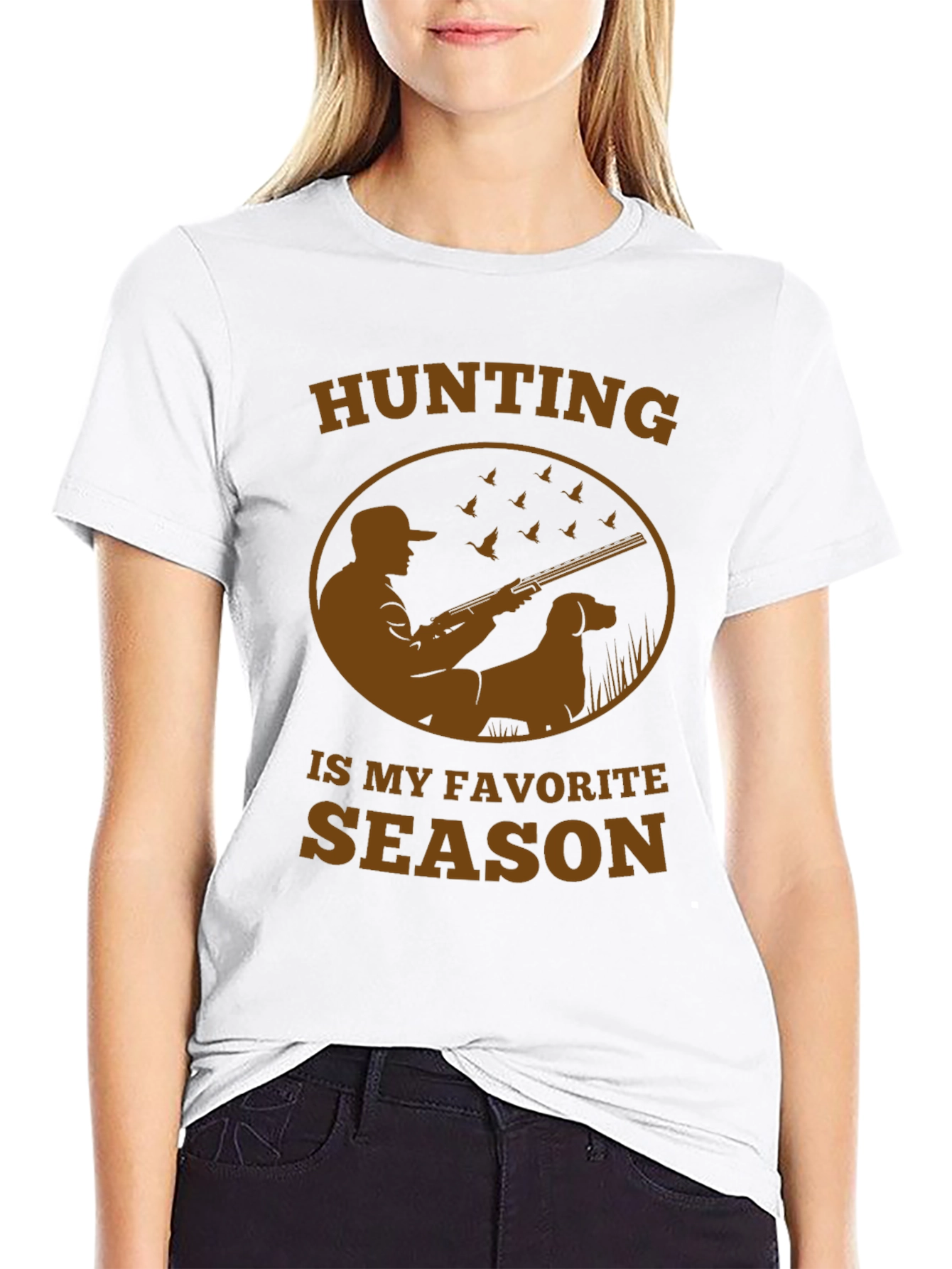 Hunting Season Tee - Hunter & Dog Design