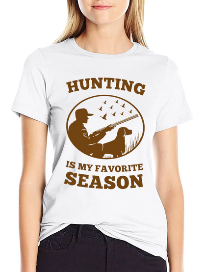 Hunting Season Tee - Hunter & Dog Design