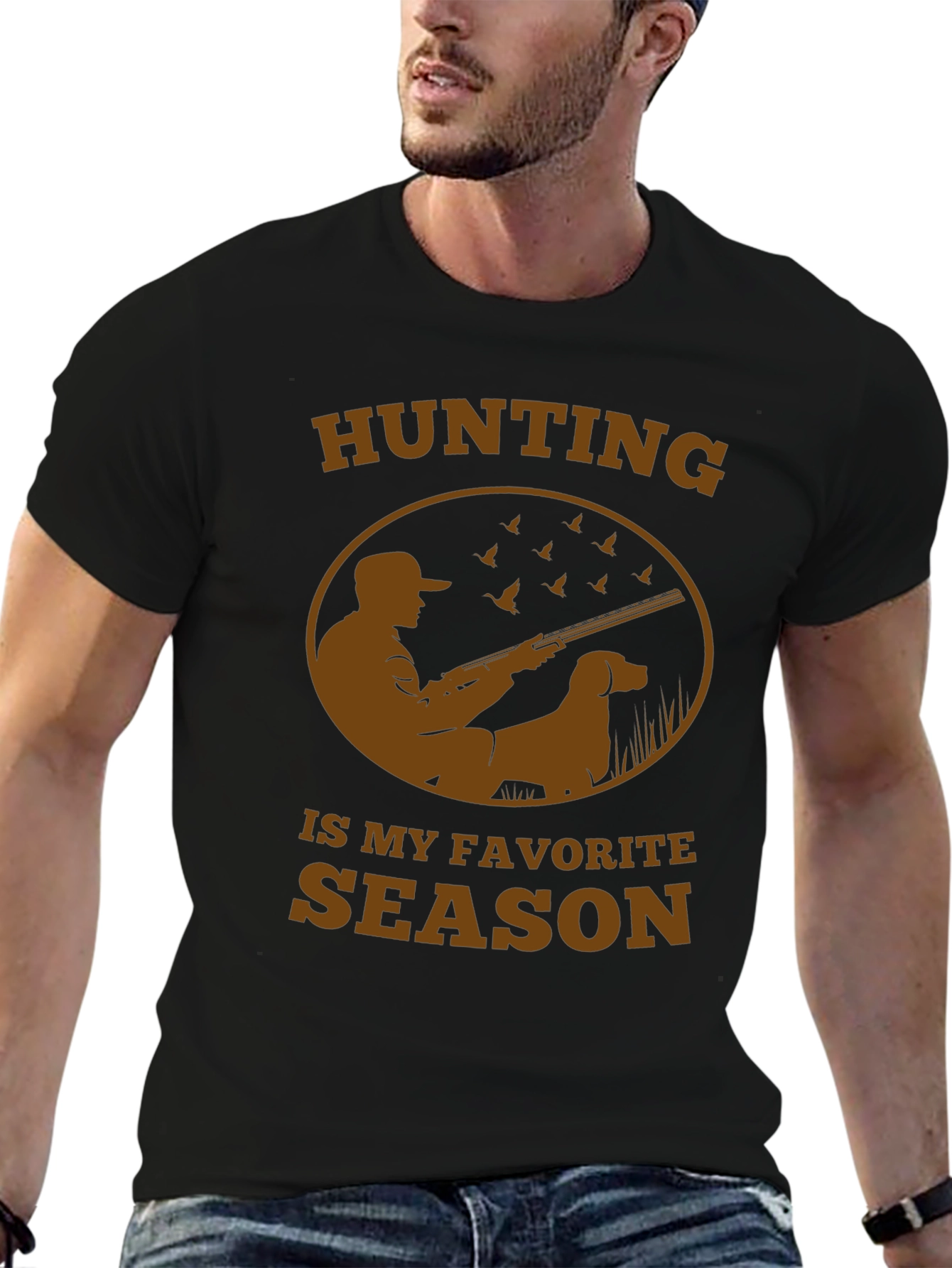 Hunting Season Tee - Hunter & Dog Design