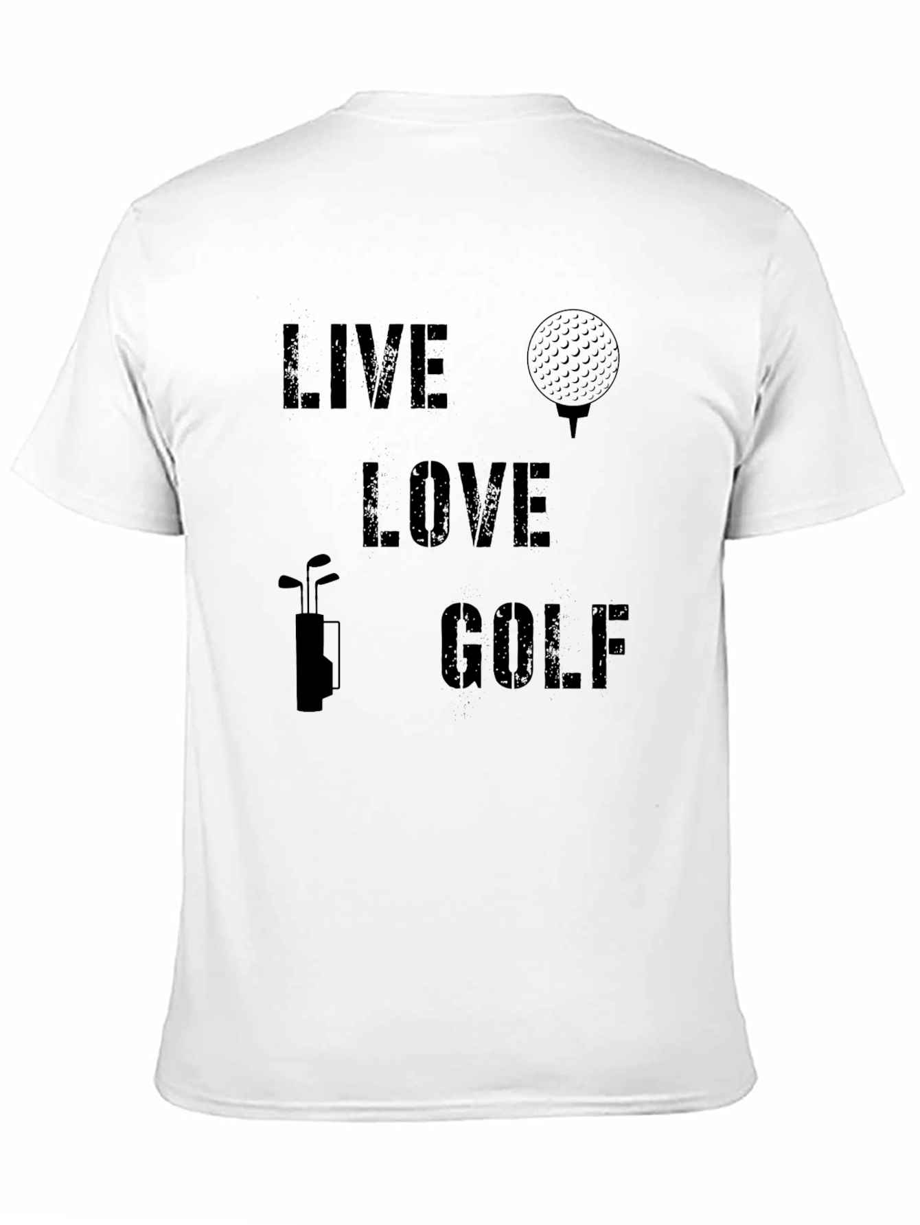 Live Love Golf Graphic T-Shirt - Golfing Apparel