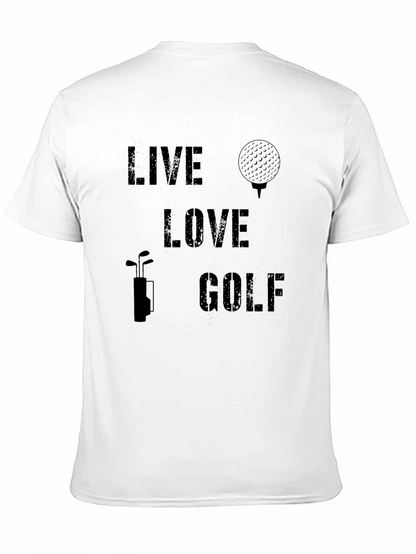 Live Love Golf Graphic T-Shirt - Golfing Apparel