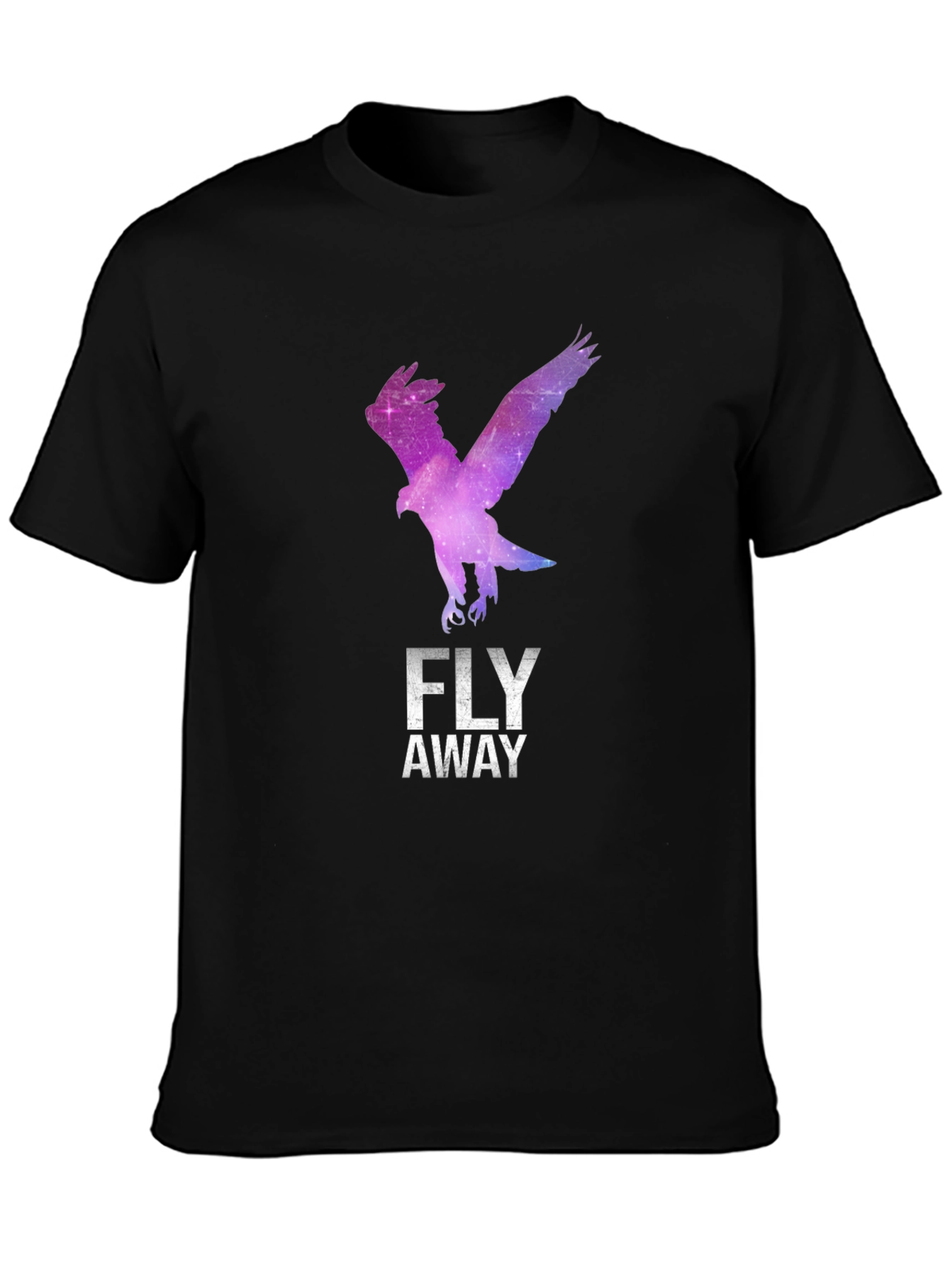 Fly Away Eagle Graphic Tee - Stylish Black T-Shirt