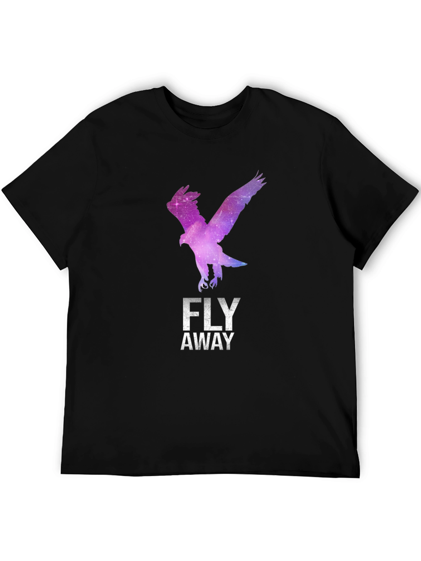 Fly Away Eagle Graphic Tee - Stylish Black T-Shirt