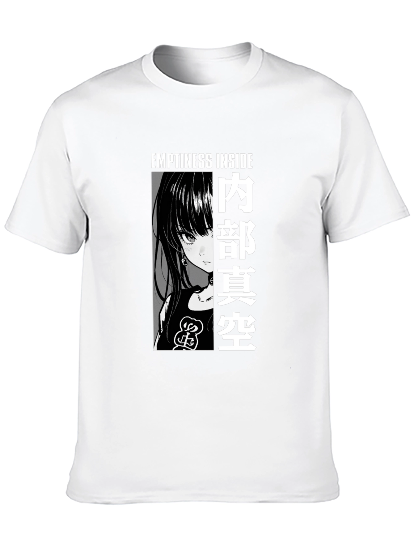 Anime Graphic Tee - Emptiness Inside T-Shirt