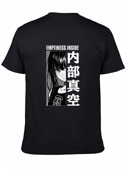 Anime Graphic Tee - Emptiness Inside T-Shirt