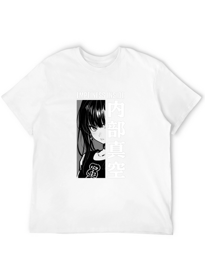 Anime Graphic Tee - Emptiness Inside T-Shirt