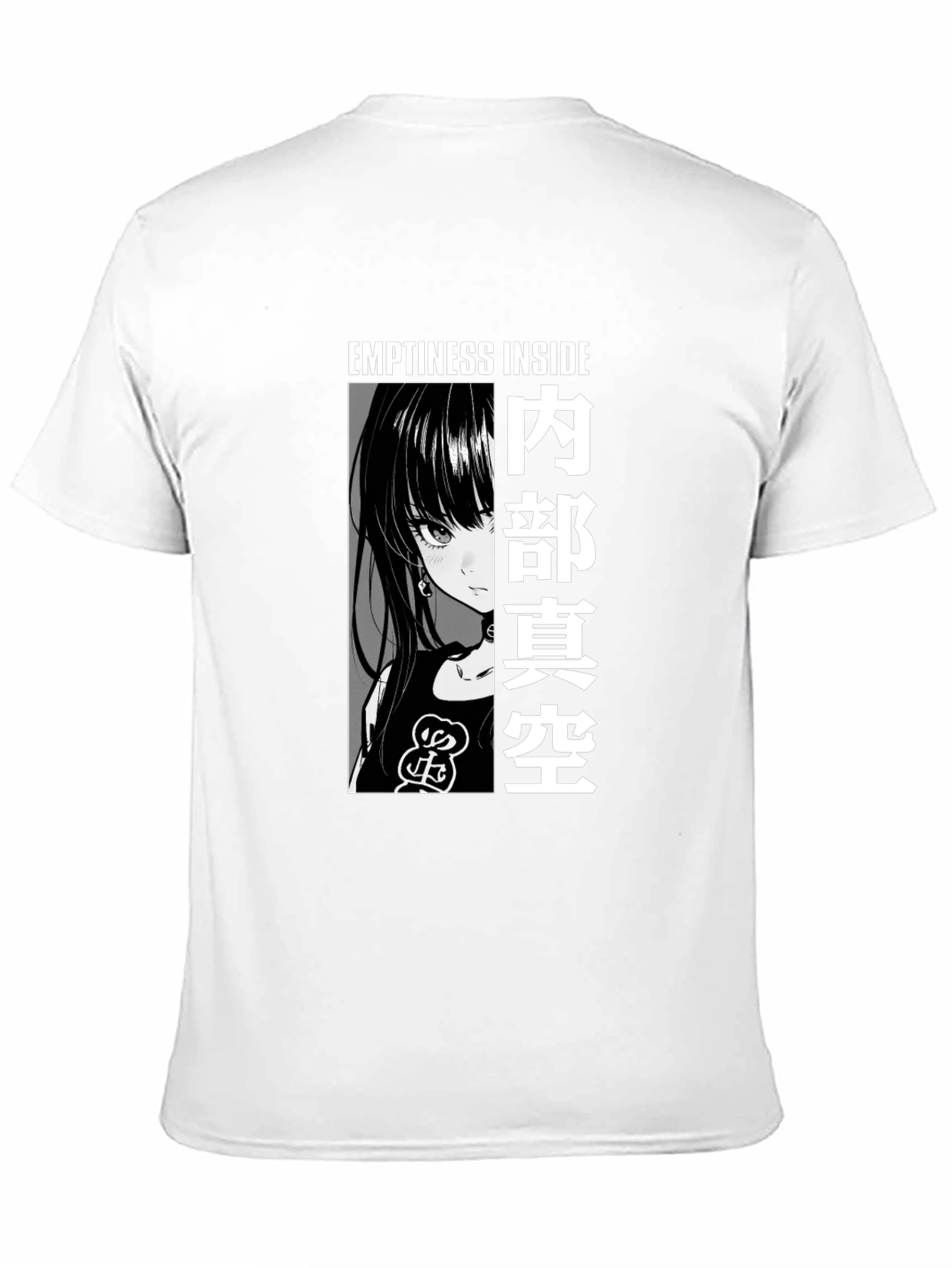 Anime Graphic Tee - Emptiness Inside T-Shirt