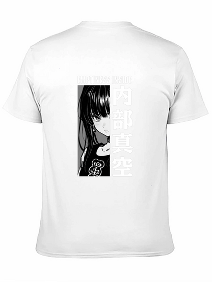 Anime Graphic Tee - Emptiness Inside T-Shirt