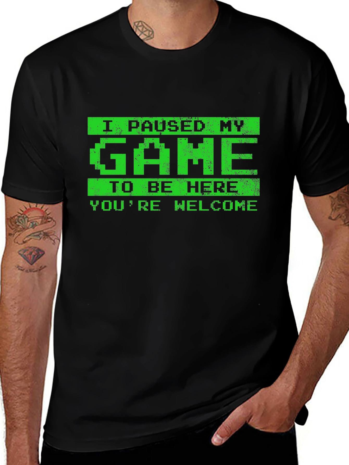 I Paused My Game T-Shirt - Gamer Tee
