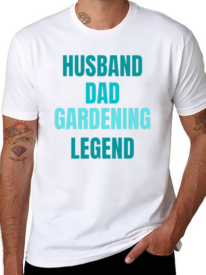 Husband Dad Gardening Legend T-Shirt