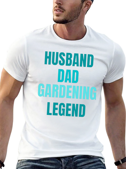 Husband Dad Gardening Legend T-Shirt