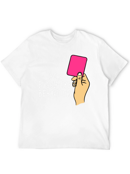 Red Card Warning Funny Graphic Tee
