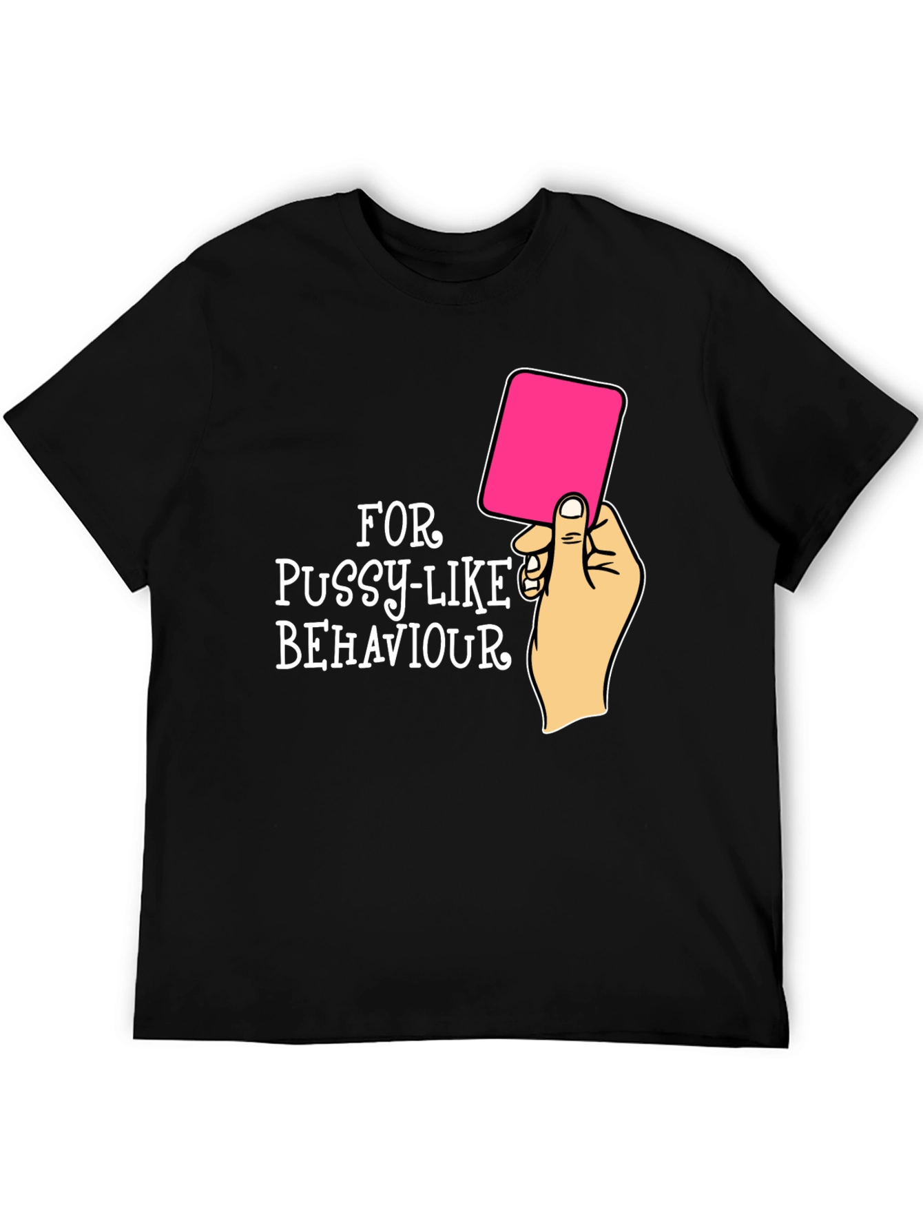 Red Card Warning Funny Graphic Tee