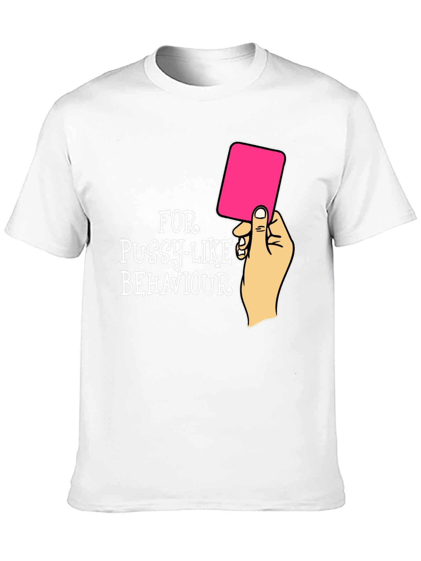 Red Card Warning Funny Graphic Tee