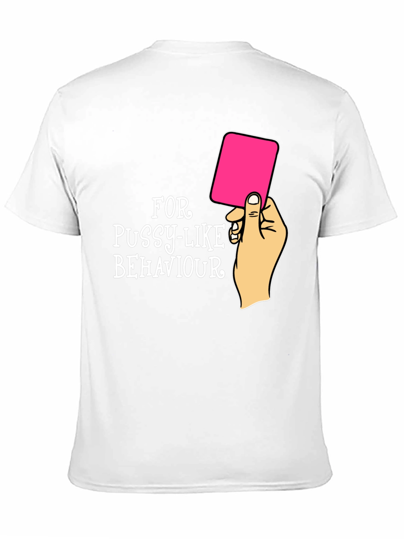 Red Card Warning Funny Graphic Tee