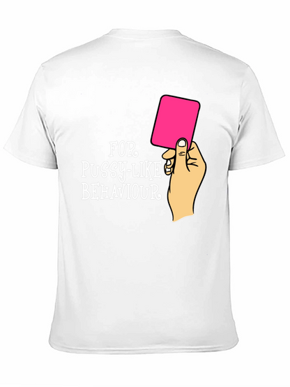 Red Card Warning Funny Graphic Tee
