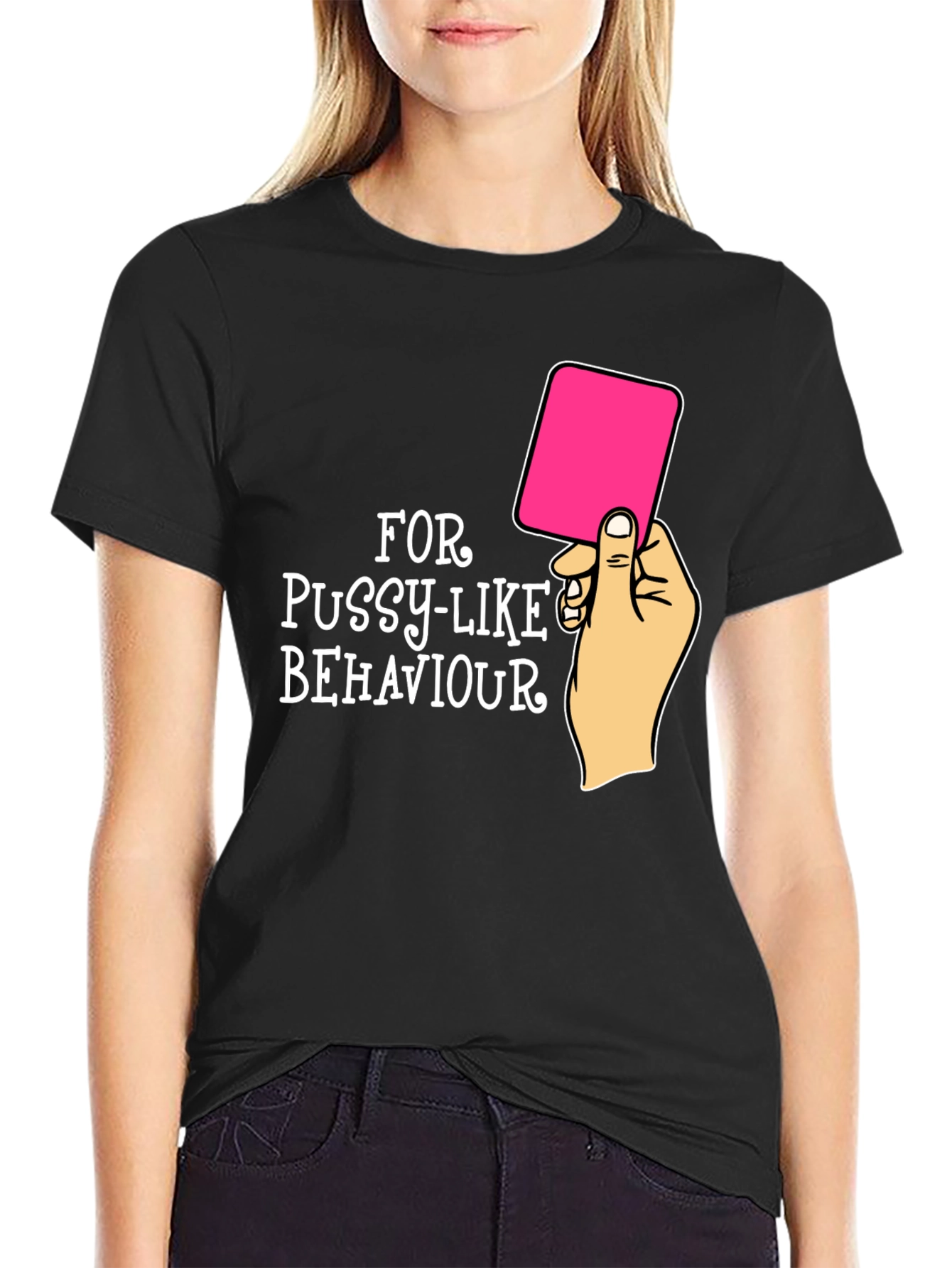 Red Card Warning Funny Graphic Tee