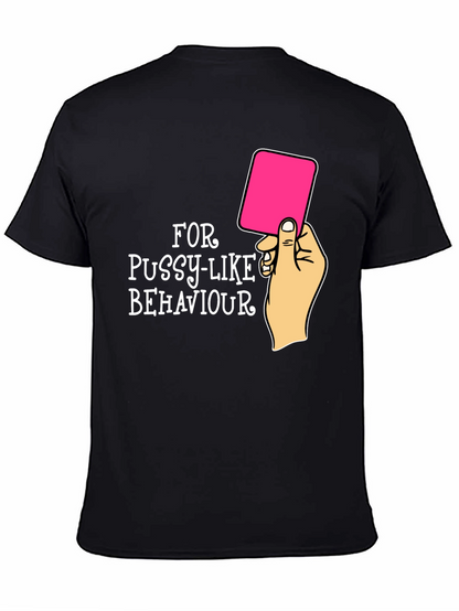 Red Card Warning Funny Graphic Tee