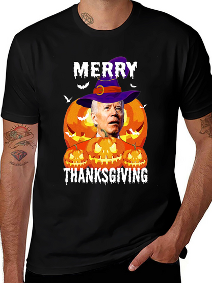 Merry Thanksgiving Biden Pumpkin T-Shirt