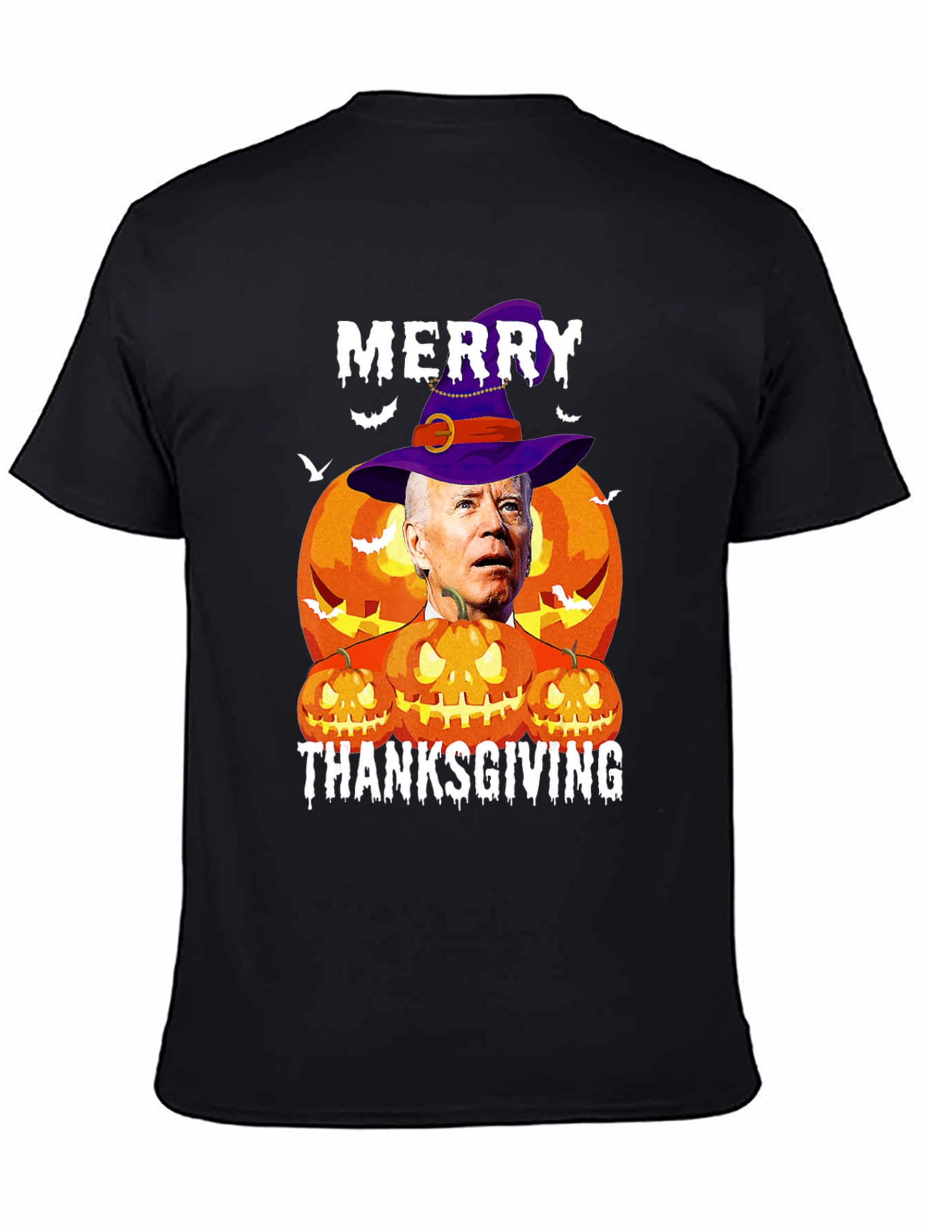 Merry Thanksgiving Biden Pumpkin T-Shirt