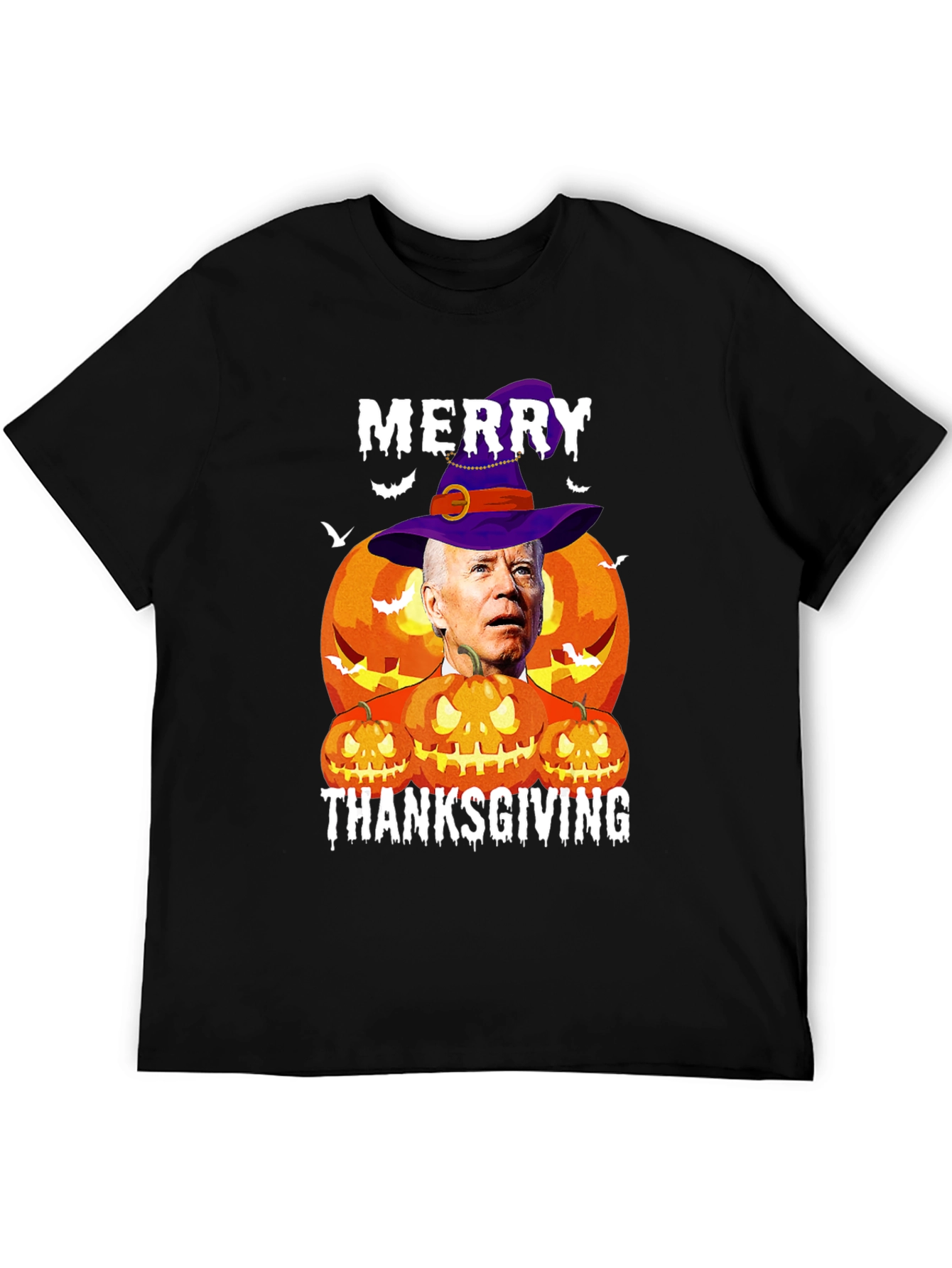 Merry Thanksgiving Biden Pumpkin T-Shirt