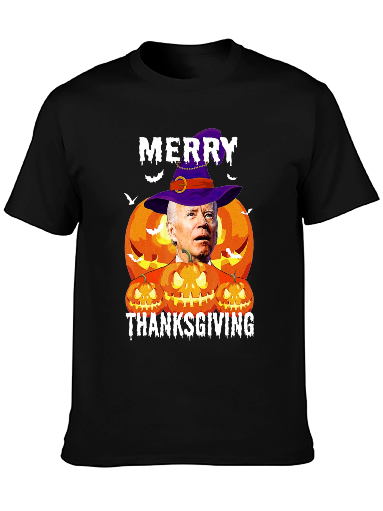 Merry Thanksgiving Biden Pumpkin T-Shirt
