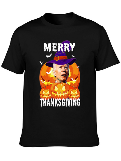 Merry Thanksgiving Biden Pumpkin T-Shirt