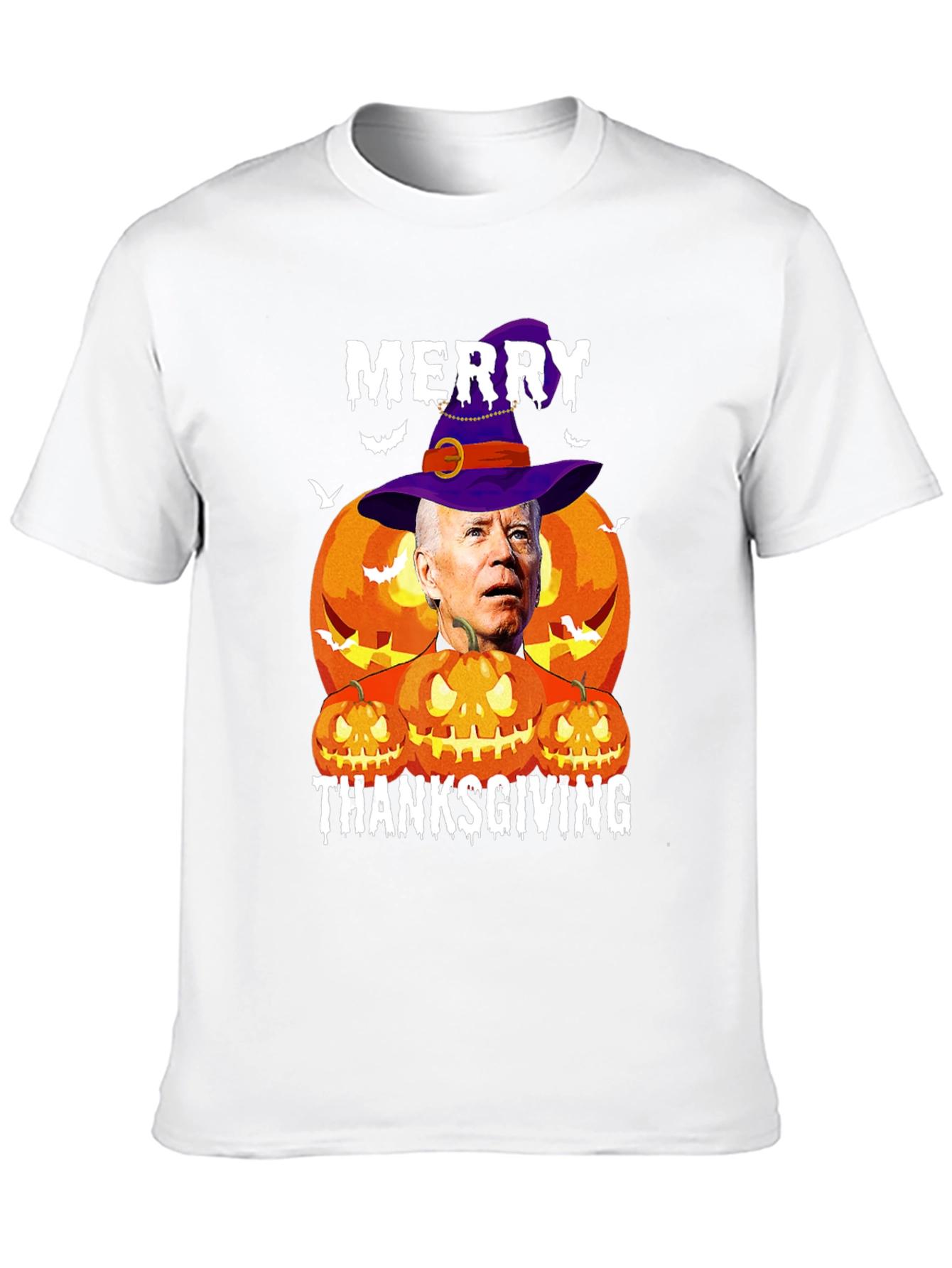 Merry Thanksgiving Biden Pumpkin T-Shirt