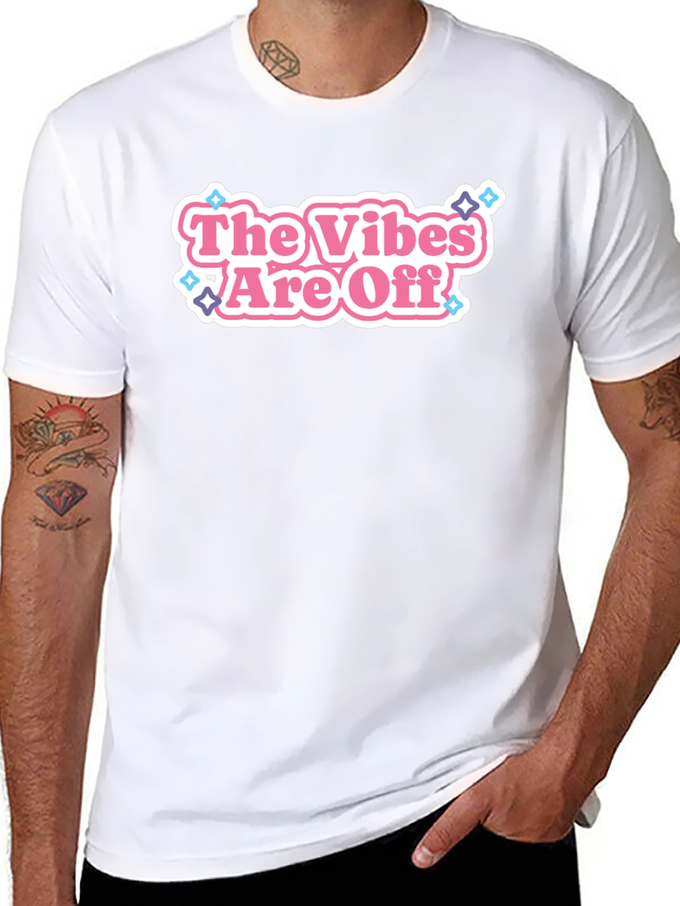 The Vibes Are Off Graphic T-Shirt - Black