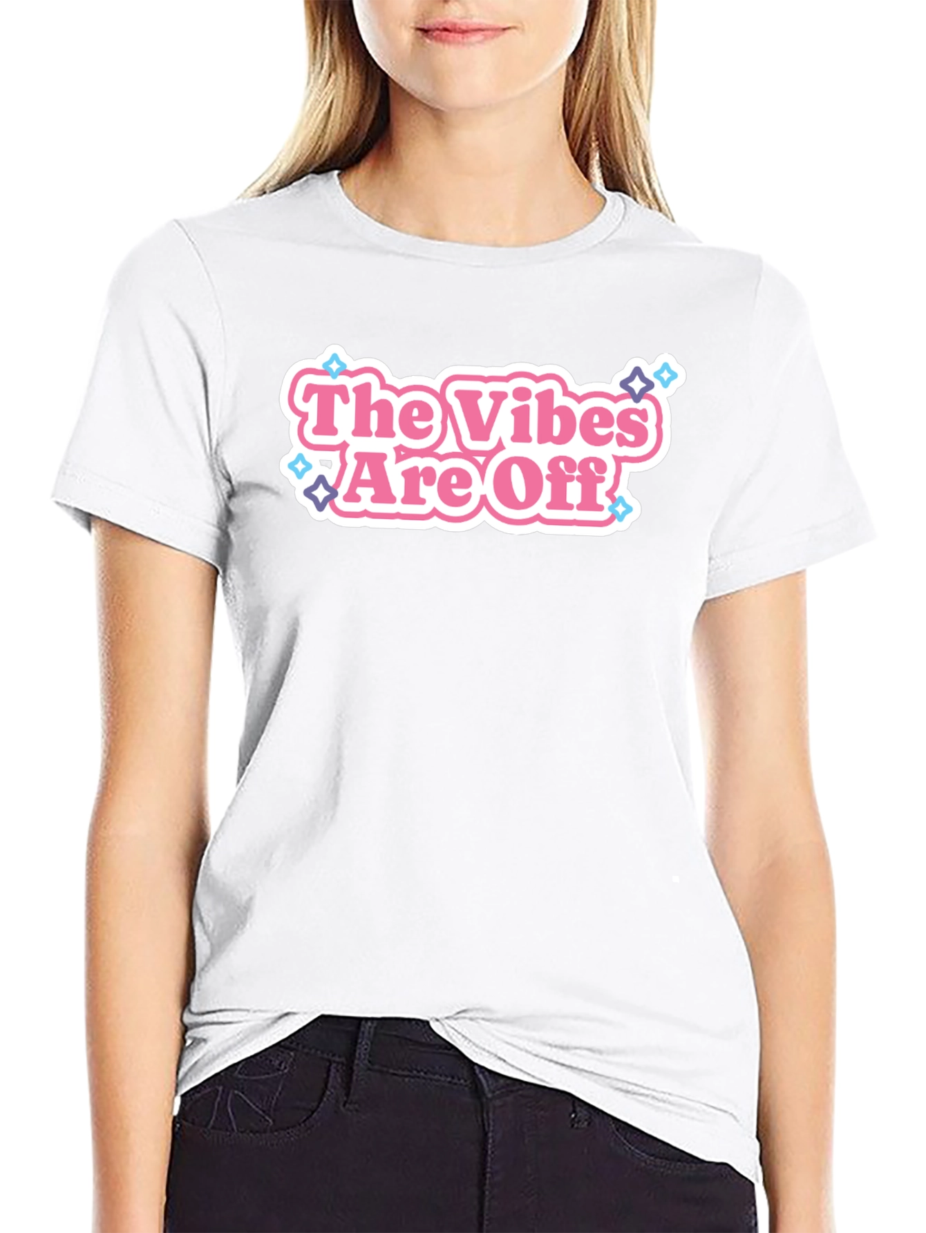 The Vibes Are Off Graphic T-Shirt - Black