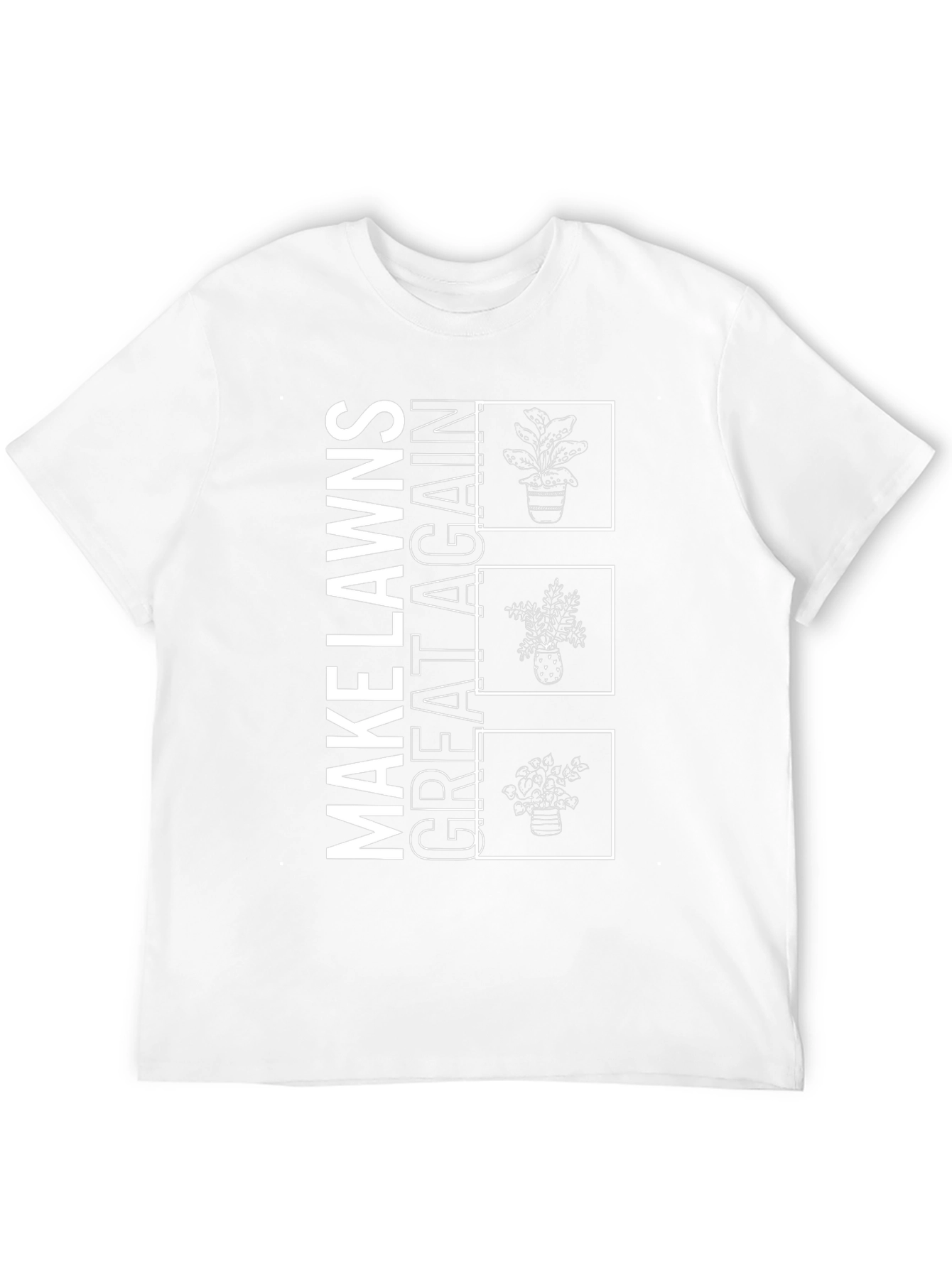Make Lawns Great Again Graphic Tee - Black