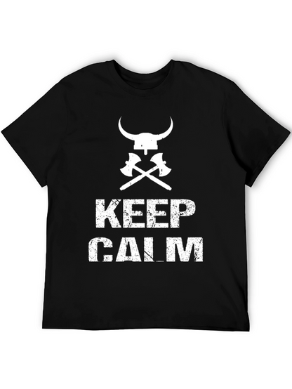 Keep Calm Viking Axe T-Shirt