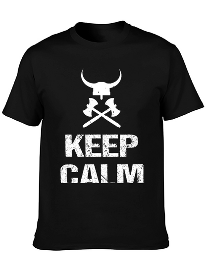 Keep Calm Viking Axe T-Shirt