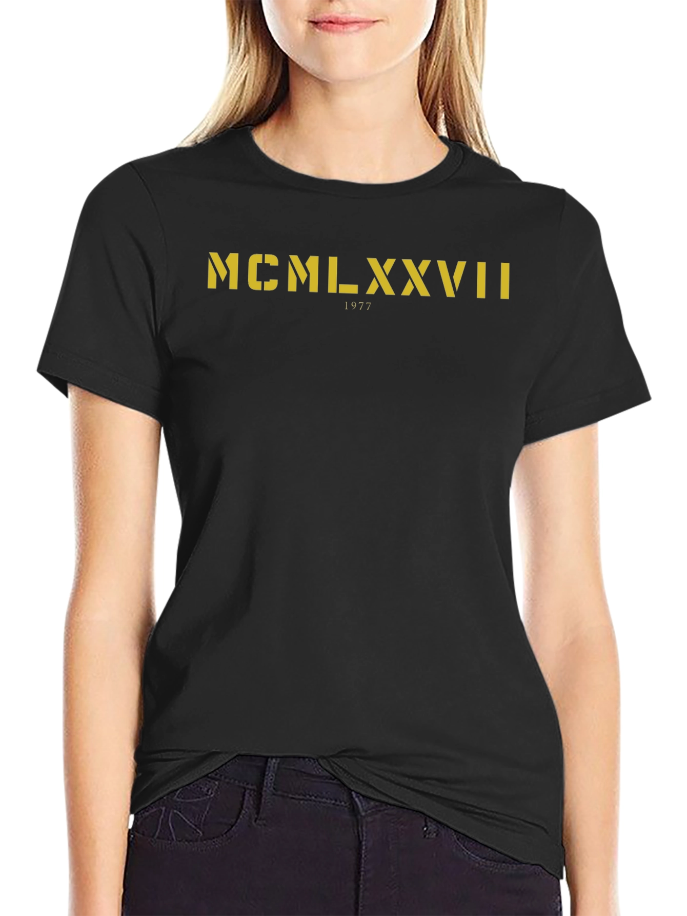 Roman Numeral 1977 Graphic Tee