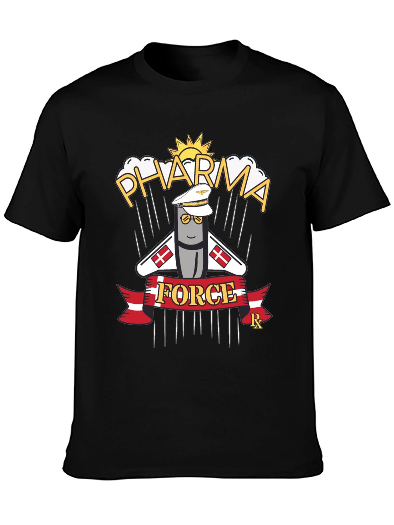 Pharma Force Graphic T-Shirt - Pill Pilot Design