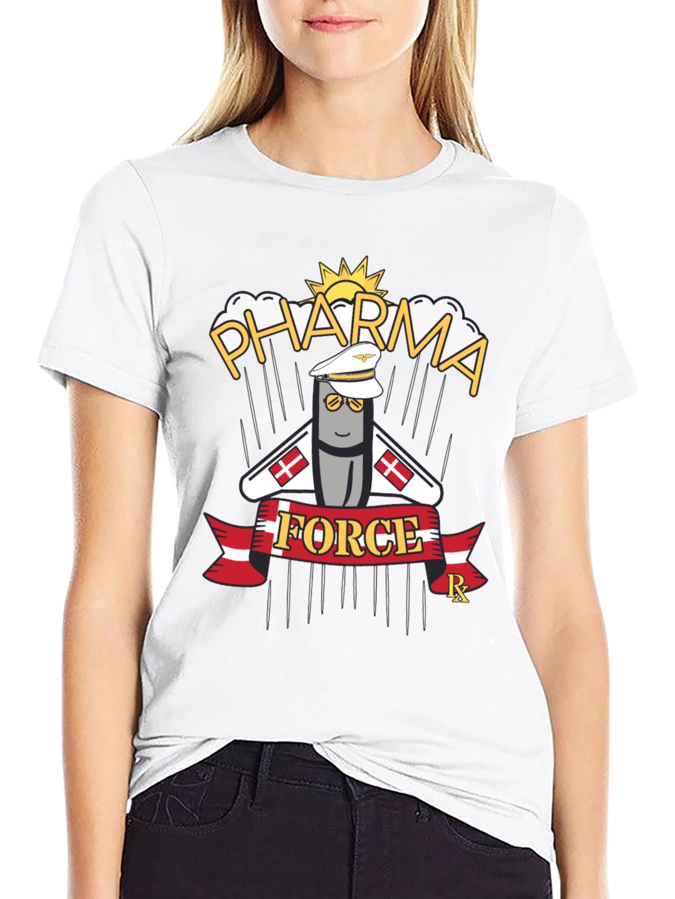 Pharma Force Graphic T-Shirt - Pill Pilot Design