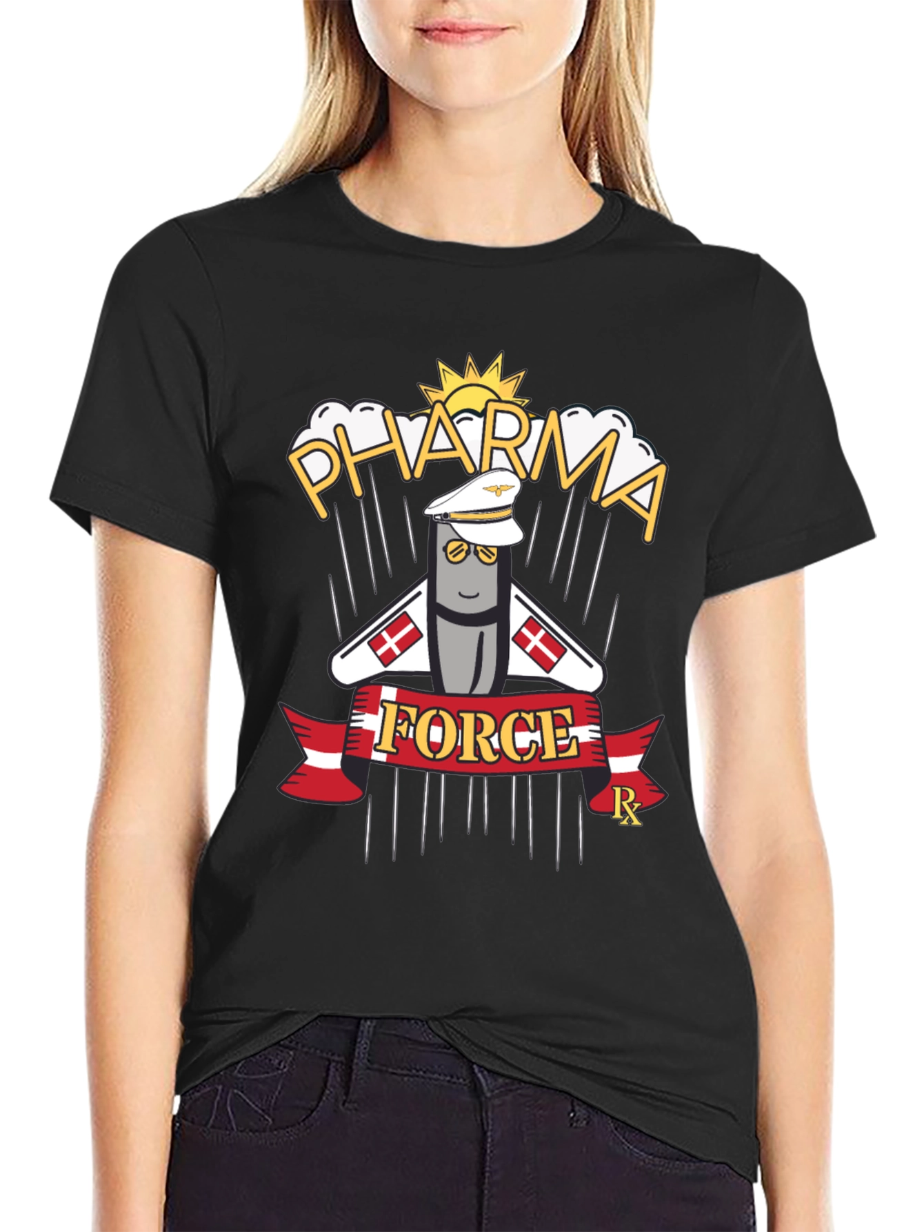 Pharma Force Graphic T-Shirt - Pill Pilot Design
