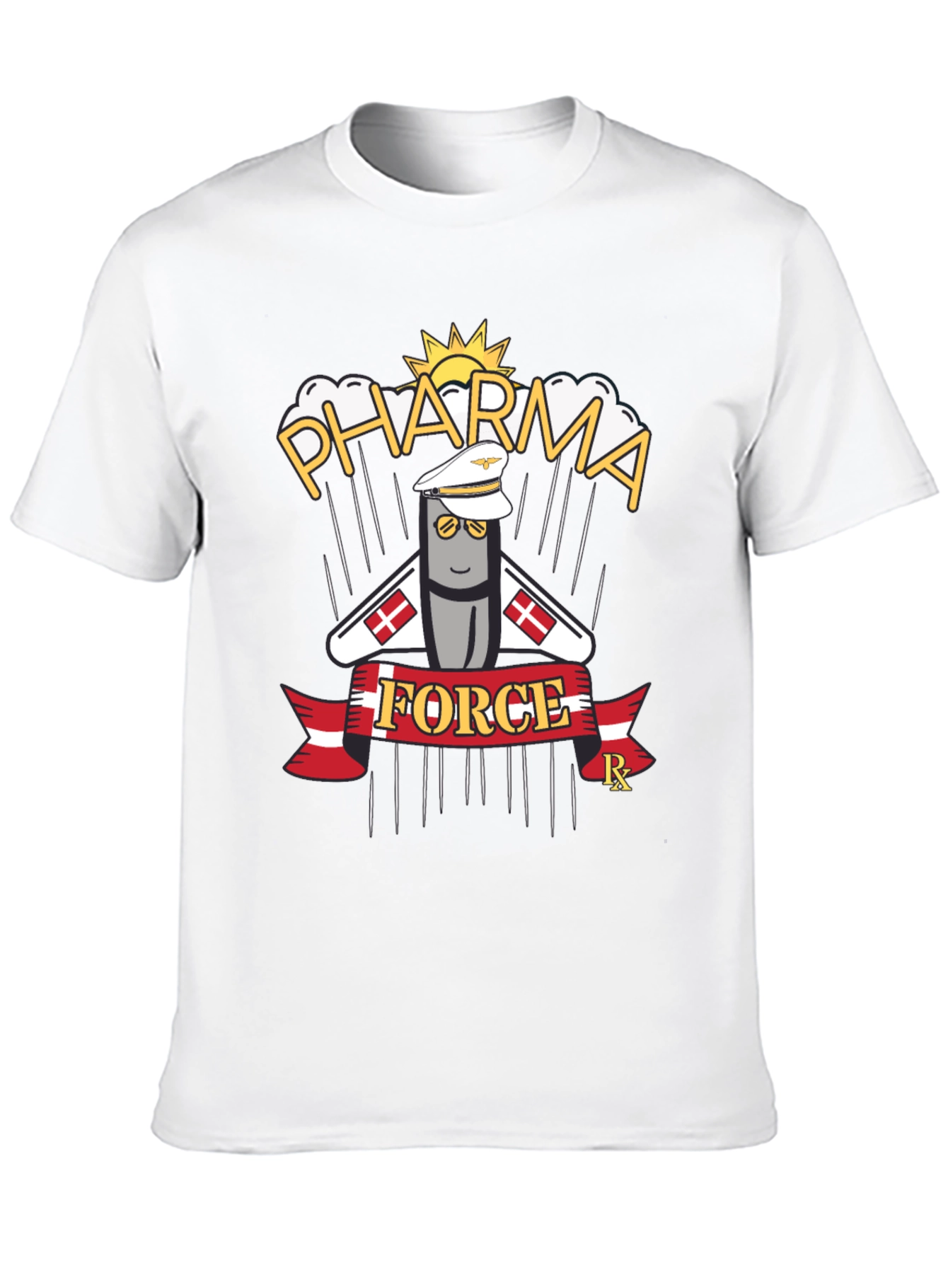 Pharma Force Graphic T-Shirt - Pill Pilot Design