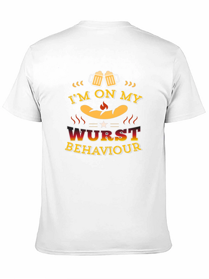 Im on My Wurst Behaviour Funny T-Shirt