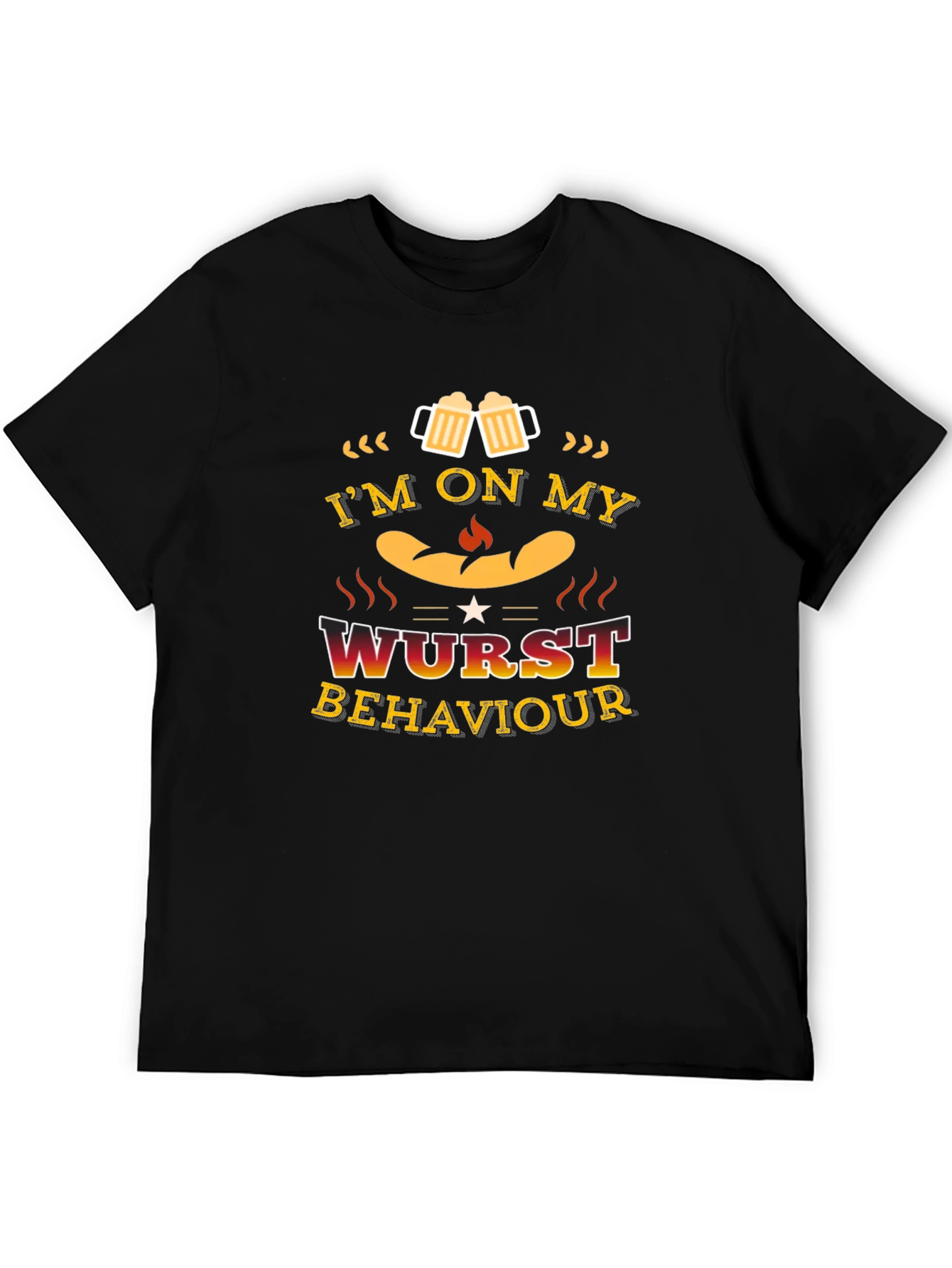 Im on My Wurst Behaviour Funny T-Shirt