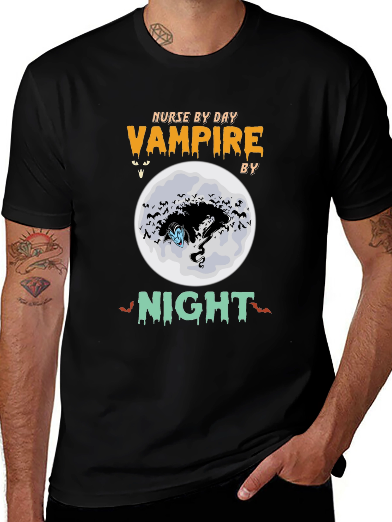 Nurse Vampire T-Shirt - Halloween Apparel