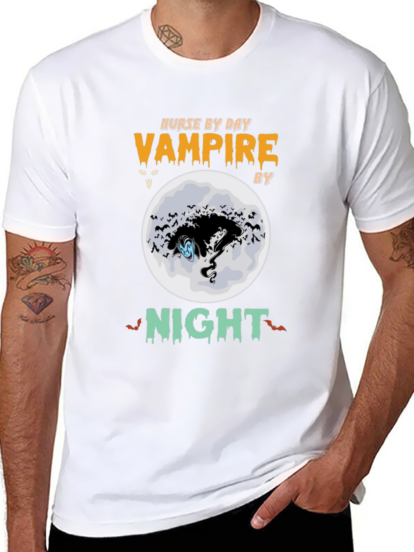 Nurse Vampire T-Shirt - Halloween Apparel
