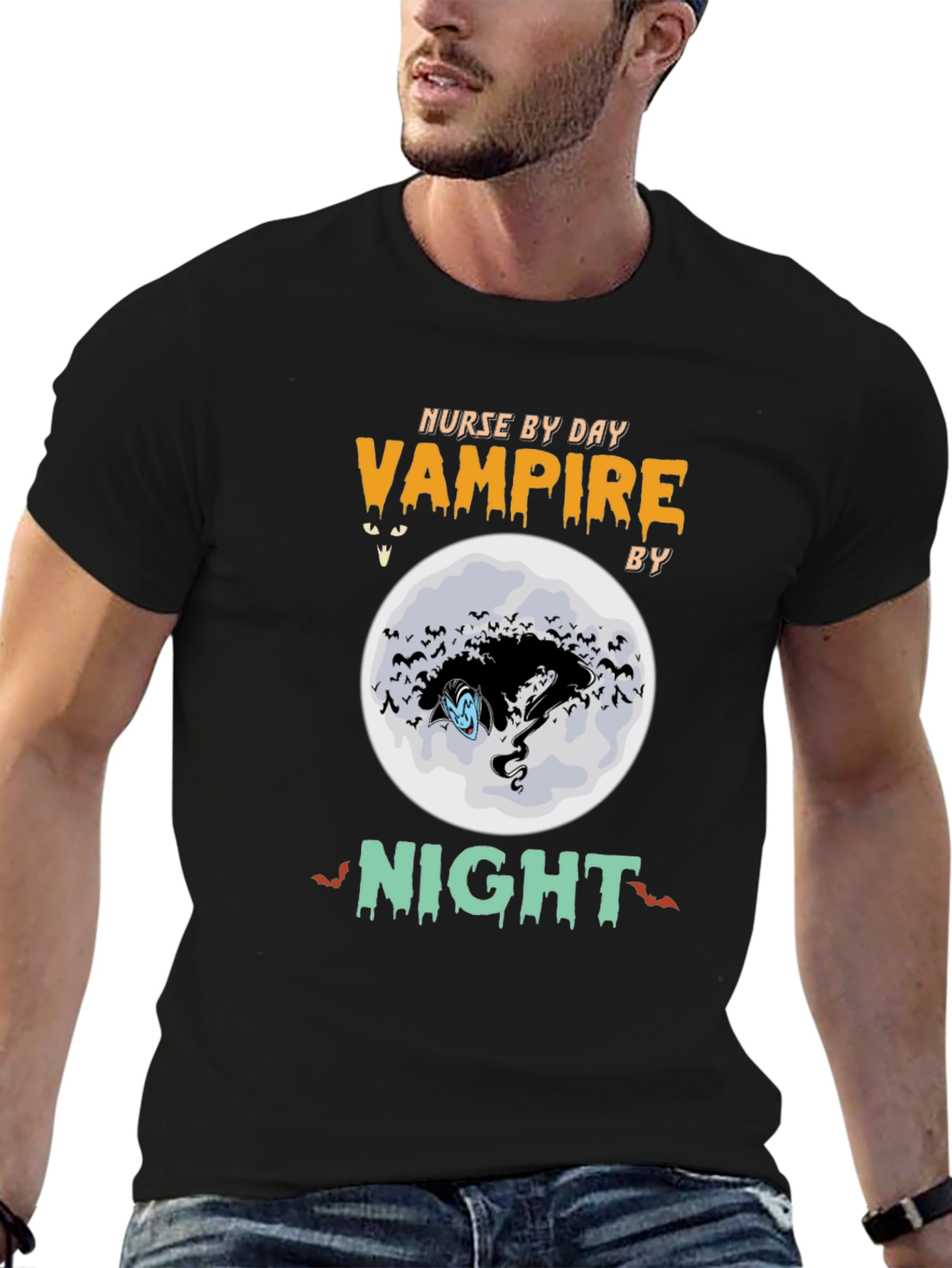 Nurse Vampire T-Shirt - Halloween Apparel