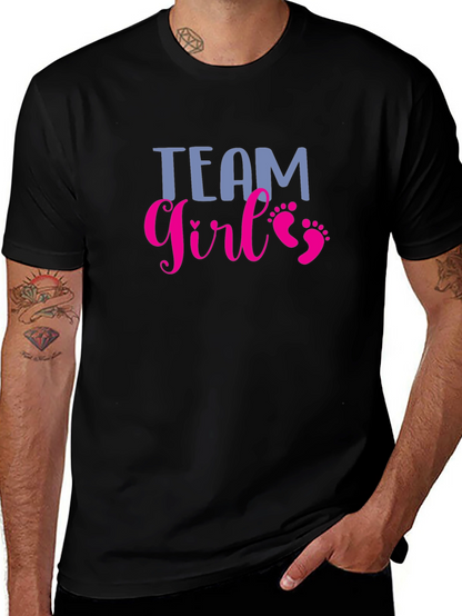 Team Girl T-Shirt - Baby Shower Gender Reveal Tee